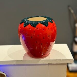 Strawberry Ceramic Planter